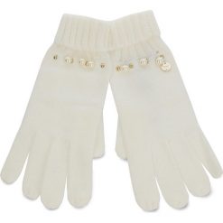 Rękawiczki Damskie LIU JO - Guanti Maglia Perle N68308 M0300 Bianco Iana 00086. Białe rękawiczki damskie Liu Jo, z materiału. Za 199,00 zł.