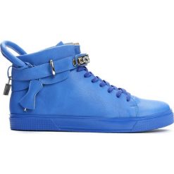 Niebieskie Trampki Patronum. Niebieskie buty sportowe męskie Born2be, w paski, z tkaniny, sportowe, z paskami. Za 59,99 zł.