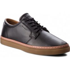 Tenisówki GANT - Bari 17631858 Black G00. Czarne trampki męskie marki GANT, ze skóry. W wyprzedaży za 359,00 zł.