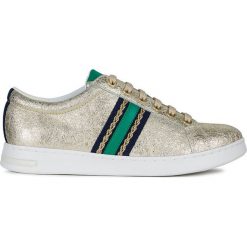 Geox - Buty. Żółte buty sportowe damskie Geox, bez wzorów, ze skóry, sportowe. W wyprzedaży za 279,90 zł.