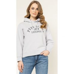 Bluza Pepe Jeans Bibi PL580913. Szare bluzy damskie Pepe Jeans, m, bez wzorów, z bawełny, bez rękawów, bez kaptura. W wyprzedaży za 219,00 zł.