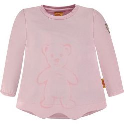 Bluza w kolorze jasnoróżowym. Czerwone bluzy niemowlęce Steiff, z nadrukiem. W wyprzedaży za 65,95 zł.