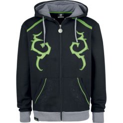 Bluzy męskie: Warcraft Illidan Bluza z kapturem rozpinana czarny