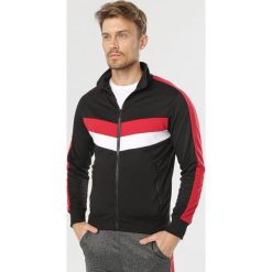Czarna Bluza Delasana. Czarne bluzy męskie Born2be, xl, bez wzorów, bez kołnierzyka, bez rękawów, bez kaptura. Za 79,99 zł.