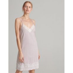 Koszula nocna - Brązowy. Pomarańczowe koszule nocne damskie Reserved, s, bez wzorów, bez rękawów. Za 59,99 zł.
