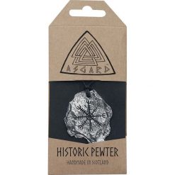 Asgard Helm of Awe Wisiorek srebrny. Szare łańcuszki męskie Asgard, srebrne. Za 79,90 zł.