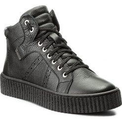 Sneakersy NESSI - 17302/N Czarny 411. Czarne półbuty damskie Nessi, ze skóry. W wyprzedaży za 269,00 zł.