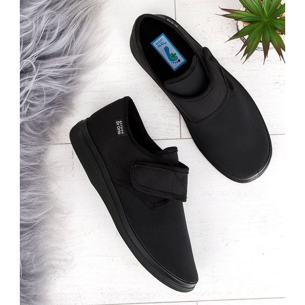 Dr Orto 131M003 Befado Ortopedyczne Zdrowotne. Półbuty męskie DR ORTO, bez wzorów, z tkaniny, bez zapięcia. Za 90,00 zł.