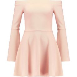 Sukienki: Oh My Love OFF THE SHOULDER SKATER DRESS Sukienka z dżerseju nude