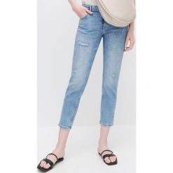 Jeansy boyfriend slim - Niebieski. Niebieskie jeansy damskie Reserved. Za 119,99 zł.