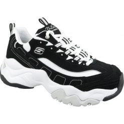 Czarne Buty Skechers D'Lites 3.0 W 12956-BKW. Czarne buty sportowe damskie Inny, bez wzorów, ze skóry, sportowe. W wyprzedaży za 359,00 zł.