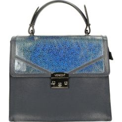 Torba - A-17005-M BSC. Szare torebki klasyczne damskie marki Venezia, ze skóry. Za 269,00 zł.