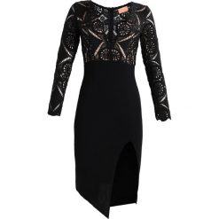 Sukienki: Love Triangle PLUNGE FRONT MIDI PENCIL DRESS Sukienka koktajlowa black