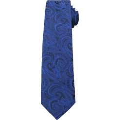 Chabrowy Elegancki Krawat w Paisley -ALTIES- 6 cm, Męski, Łezki, Orientalny Wzór KRALTS0253. Niebieskie krawaty męskie Alties, paisley, z tkaniny, eleganckie. Za 39,00 zł.