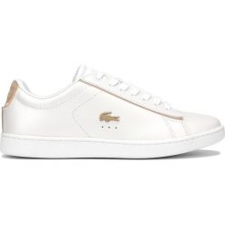 Lacoste Carnaby Evo Tenisówki Biały. Białe trampki i tenisówki damskie Lacoste, bez wzorów, ze skóry, bez zapięcia. Za 430,95 zł.