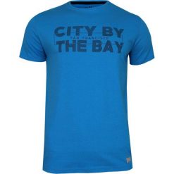 Turkusowy T-shirt Męski, Krótki Rękaw -Just Yuppi- Koszulka, z Nadrukiem, Napisy, Niebieska TSJTYUP10012kol7turkus. Niebieskie koszulki męskie Just Yuppi, m, z nadrukiem, z tkaniny, casualowe, bez kołnierzyka, z krótkim rękawem, krótkie. Za 55,00 zł.