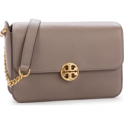 Torebka TORY BURCH - Chelsea Cross-Body 48731 Gray Heron 082. Szare listonoszki damskie Tory Burch, ze skóry. Za 1549,00 zł.