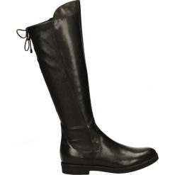Kozaki - 7116 308 NERO. Czarne buty zimowe damskie marki Venezia, z materiału, na obcasie. Za 349,00 zł.