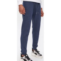 Dresowe joggery - Granatowy. Niebieskie spodnie męskie House, s, bez wzorów, z dresówki. Za 79,99 zł.