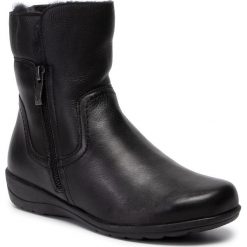 Kozaki CAPRICE - 9-26352-23 Black Nappa 022. Czarne kozaki damskie Caprice, ze skóry, przed kolano, na wysokim obcasie, bez zapięcia. Za 399,00 zł.