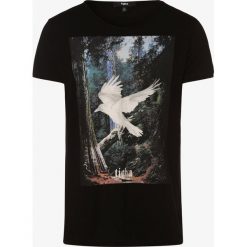 Tigha - T-shirt męski, czarny. Czarne t-shirty męskie Tigha, s, z nadrukiem, z bawełny, bez kołnierzyka. Za 179,95 zł.
