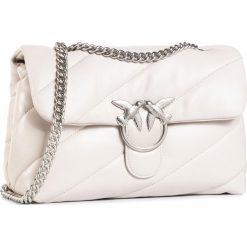 Torebka PINKO - Love Classic Puff Maxi Quilt Cl. AI 20-21 PLTT 1P21VP Y6JK Ghiaccio I21. Brązowe listonoszki damskie Pinko, na co dzień, bez wzorów, ze skóry, eleganckie, bez dodatków. Za 1549,00 zł.