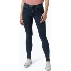 Tommy Hilfiger - Jeansy damskie – Como, niebieski. Niebieskie jeansy damskie TOMMY HILFIGER, bez wzorów, z jeansu, z podwyższonym stanem. Za 449,95 zł.