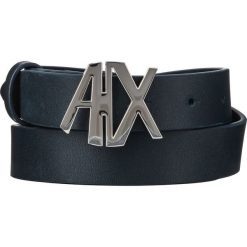 Armani Exchange Pasek Niebieski. Niebieskie paski damskie Armani Exchange, w paski, ze skóry. Za 335,95 zł.