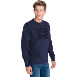 Levi's Bluza Niebieski. Niebieskie bluzy męskie Levi's®, s, z nadrukiem, z bawełny, bez kołnierzyka, bez rękawów, bez kaptura. Za 309,95 zł.