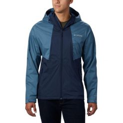 COLUMBIA Kurtka wodoodporna Inner Limits II L niebieska. Niebieskie kurtki sportowe męskie Columbia, m, bez wzorów, bez kaptura. Za 449,00 zł.