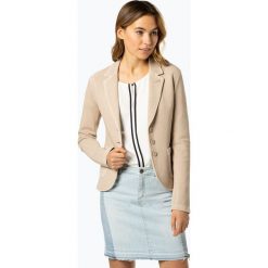 Comma casual identity - Blezer damski, beżowy. Brązowe bolerka i narzutki damskie marki comma casual identity, bez wzorów, z dresówki, bez rękawów. Za 599,95 zł.