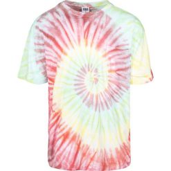 Urban Classics Spiral Tie Dye Pocket Tee T-Shirt czerwony/żółty/zielony. Niebieskie t-shirty męskie marki Reserved, l, z okrągłym kołnierzem. Za 42,90 zł.