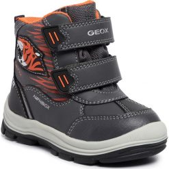 Śniegowce GEOX - B Flanfil B. B Abx A B943VA 054FU C9A2T M Anthracite/Orange. Szare śniegowce chłopięce Geox. W wyprzedaży za 249,00 zł.