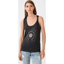 Pepe Jeans Lisa Podkoszulek Czarny Szary. Szare podkoszulki damskie Pepe Jeans, s, z nadrukiem, z lyocellu, bez rękawów. Za 197,95 zł.