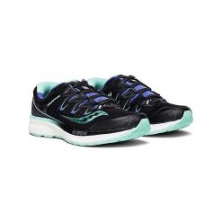Saucony buty damskie Triumph ISO 4 W Black/Aqua/Violet 38,5. Czarne buty sportowe damskie Saucony, bez wzorów, sportowe, do biegania. W wyprzedaży za 333,00 zł.