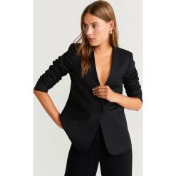 Mango - Żakiet Boreal2. Niebieskie marynarki damskie Mango, s, bez wzorów, z elastanu. Za 139,90 zł.
