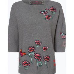 Lieblingsstück - Sweter damski, szary. Szare swetry klasyczne damskie marki Lieblingsstück, z haftami, z bawełny. Za 579,95 zł.