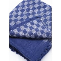 Granatowy Szalik Symmetry. Niebieskie szaliki damskie other, na jesień. Za 39,99 zł.