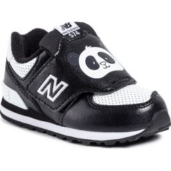 Sneakersy NEW BALANCE - IV574MCK Czarny. Czarne trampki chłopięce New Balance, bez wzorów, ze skóry ekologicznej, na rzepy. Za 179,00 zł.
