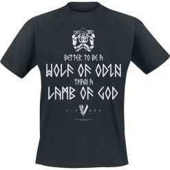 T-shirty męskie: Vikings Wolf Of Odin T-Shirt czarny