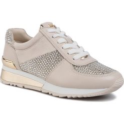 Sneakersy MICHAEL MICHAEL KORS - Allie Wrap Trainer 43R0ALFS2D Glitter. Brązowe półbuty damskie MICHAEL Michael Kors, z zamszu. Za 799,00 zł.