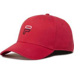 Czapka z daszkiem FILA - 6 Panel Cap F Outline Logo 686025 True Red 006. Czerwone czapki damskie Fila, bez wzorów, z bawełny. W wyprzedaży za 89,00 zł.