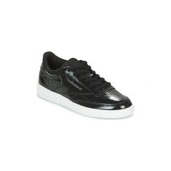 Buty Reebok Classic CLUB C 85 PATENT. Czarne trampki i tenisówki damskie Reebok Classic, bez wzorów, bez zapięcia. Za 359,20 zł.