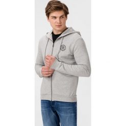 Trussardi Jeans Bluza Szary. Szare bluzy męskie Trussardi Jeans, xl, bez wzorów, z bawełny, bez kołnierzyka, bez rękawów, bez kaptura. Za 542,95 zł.