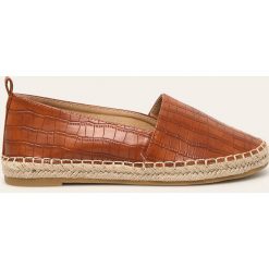 Answear - Espadryle Coura. Żółte espadryle damskie ANSWEAR, bez wzorów, z gumy, bez obcasa, na obcasie. W wyprzedaży za 99,90 zł.