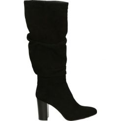 Kozaki - 22204 CRO NER. Czarne buty zimowe damskie Venezia, ze skóry. Za 649,00 zł.