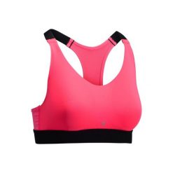 Stanik fitness cardio 500. Czerwone biustonosze sportowe DOMYOS. W wyprzedaży za 39,99 zł.