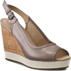 Buty damskie: Sandały GEOX - D Janira G D62P6G 000HM C9006 Spalony Szary