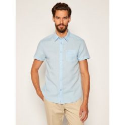 Koszula Wrangler Ss 1Pkt W5J1LOXVT. Niebieskie koszule męskie Wrangler, m, bez wzorów, z bawełny, casualowe, bez kołnierzyka, bez rękawów. Za 189,00 zł.