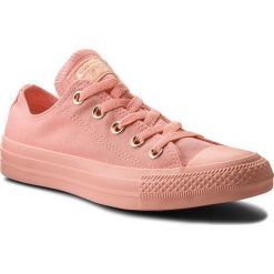 Trampki CONVERSE - Ctas Ox 560683C Pale Coral/Pale Coral/Gold. Pomarańczowe półbuty damskie Converse, bez wzorów, z gumy, bez zapięcia. W wyprzedaży za 209,00 zł.
